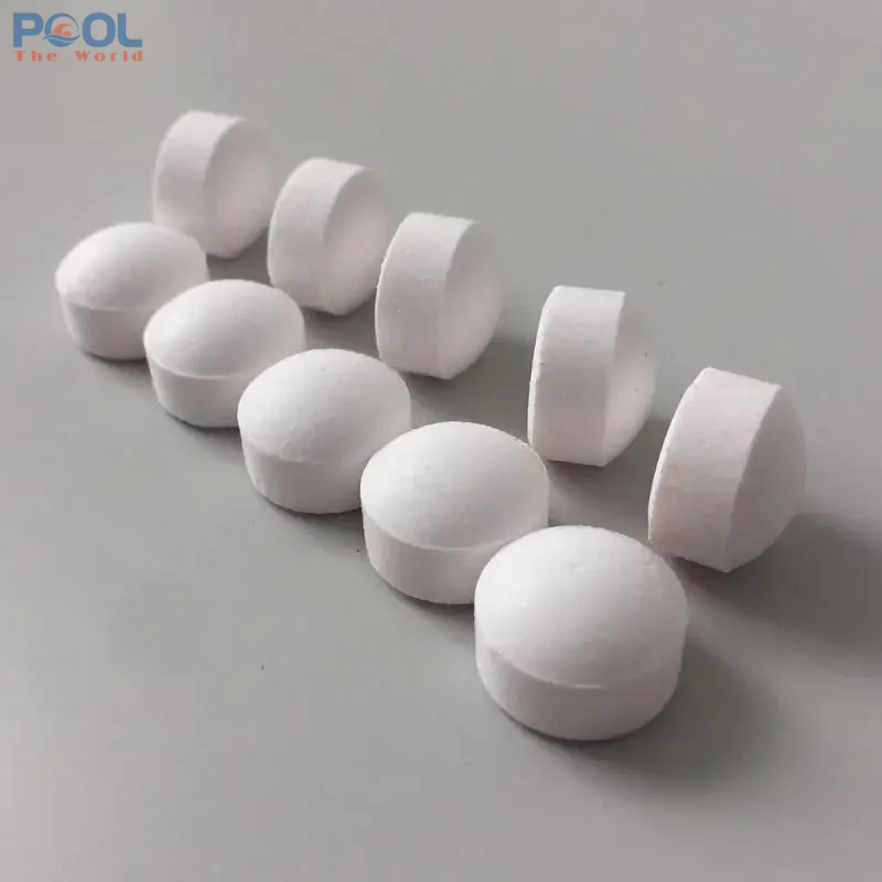 Hóa Chất Thông Minh Cho Hồ Bơi Sạch Tự Động – Viên TRICHLOROISOCYANURIC ACID 200g